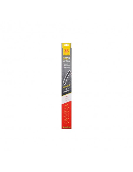 ESCOBILLA GRAN PREE SPEED 1 PIEZA KIT FIJACION UNIVERSAL (SELECCIONE TAMAÑO)