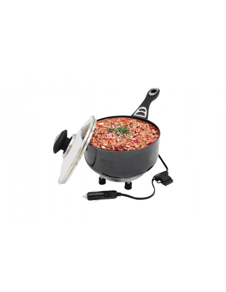 OLLA ELECTRICA CON TAPA 12V 150W 18CM X 8CM