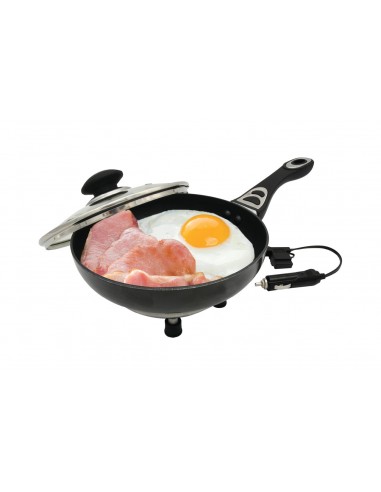 SARTEN ELECTRICA CON TAPA 24V 250W 20CM X 4 CM
