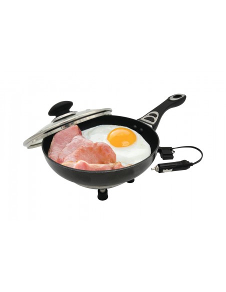 SARTEN ELECTRICA CON TAPA 24V 250W 20CM X 4 CM