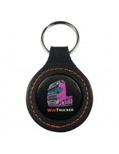 LLAVERO PIEL  WINTRUCKER TIPO VOLVO21 VIOLETA
