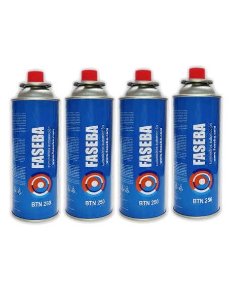 PACK DE 4 BOMBONAS DE GAS BTN250