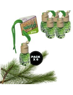 Pack de 6 ambientadores de coche Tasotti 7 ml aroma...