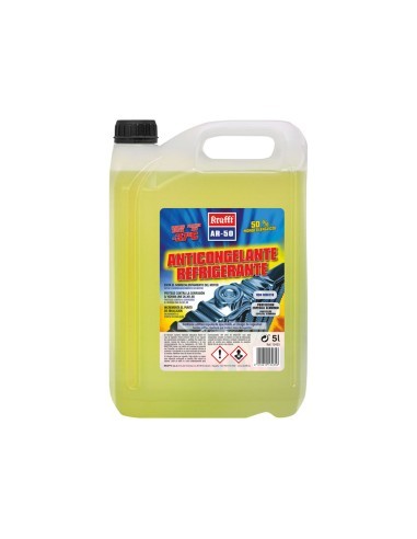 ANTICONGELANTE 50% KRAFFT AMARILLO (GARRAFA 5 LITROS)