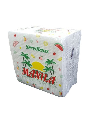 SERVILLETA PAPEL MANILA 30X30 80 UNIDADES