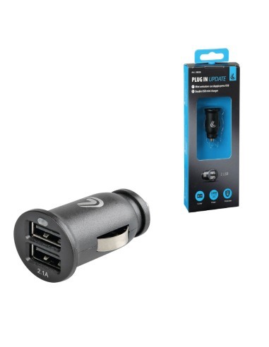 CARGADOR DOBLE USB CARGA RAPIDA 12/24V 2500mA