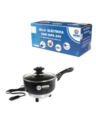 OLLA ELECTRICA FASEBA CON TAPA 24V 250W 18CM X 8CM