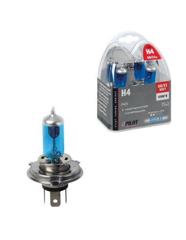 LAMPARA H4 BLUE-XE H4 12V 60/55W P43T HOMOLOGACION E (BLISTER 2 UNIDADES)