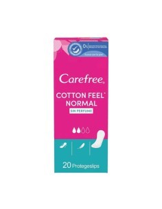 SALVASLIP ALGODÓN CAREFREE (20 UNIDADES)
