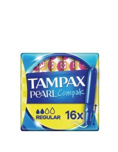 TAMPAX PEARL COMPAK REGULAR (18 UNIDADES)