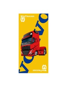 TOALLA WINTRUCKER TIPO VOLVO ROJO 80X160CM