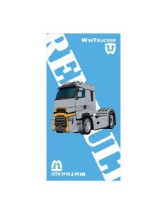 TOALLA WINTRUCKER TIPO RENAULT GRIS 80X160CM