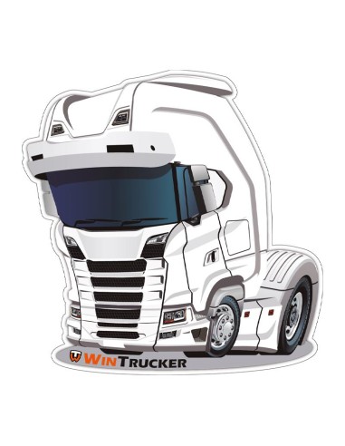 PEGATINA WINTRUCKER TIPO SCANIA 10x10CM