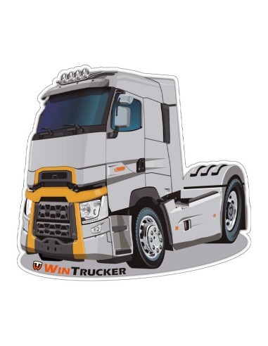 PEGATINA WINTRUCKER TIPO RENAULT 10x10CM