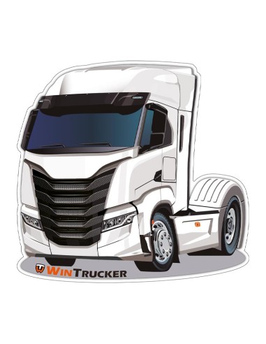 PEGATINA WINTRUCKER TIPO IVECO 10x10CM