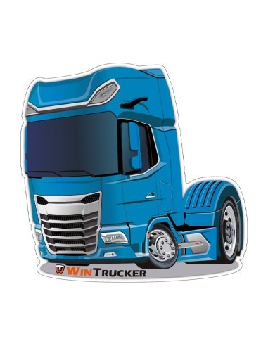 PEGATINA WINTRUCKER TIPO DAF 10x10CM