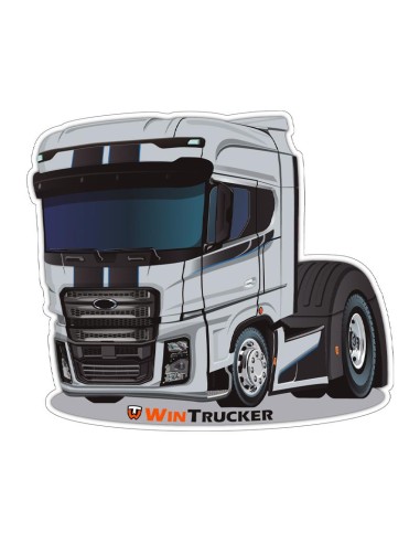 PEGATINA WINTRUCKER TIPO FORD 10x10CM