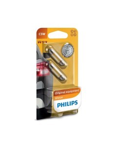 LAMPARA C5W PHILIPS 12V (2 UNIDADES)