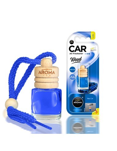 AMBIENTADOR AROMA CAR MADERA PARA COLGAR...