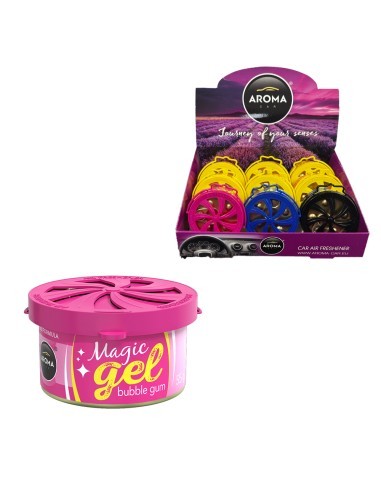 AMBIENTADOR AROMA CAR GEL MAGICO (SELECCIONA...