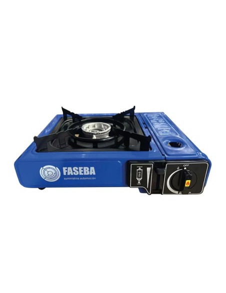 COCINA PORTÁTIL DE GAS FASEBA CON MALETÍN + 4 CARTUCHOS B-250