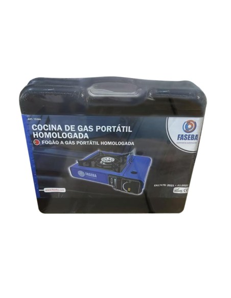 PACK 4 UNIDADES CARTUCHO GAS FASEBA + COCINA FASEBA