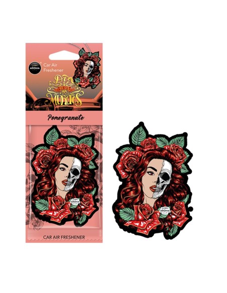 AMBIENTADOR AROMA CAR CELULOSA DIA DE LOS MUERTOS (SELECCIONE FRAGANCIA)