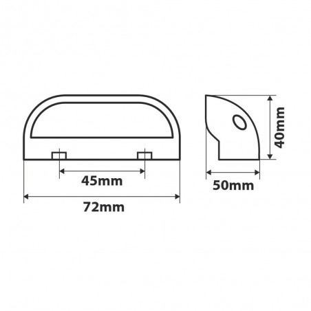LUZ LED BLANCO 10/30V LARGA ILUMINACION