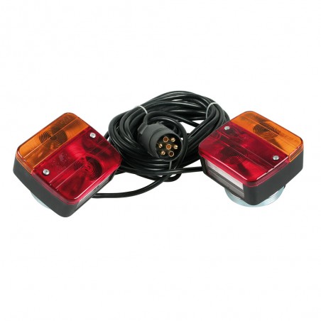 CONJUNTO DE LUCES MAGNETICAS PARA REMOLQUE PRONTO-FARI 12V