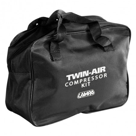 COMPRESOR BICILINDRICO TWIN AIR CON MANOMETRO 12V 200W