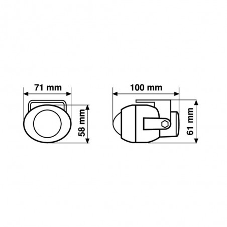 MICRO PROYECTOR 12V 2 PIEZAS