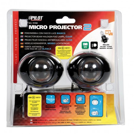 MICRO PROYECTOR 12V 2 PIEZAS