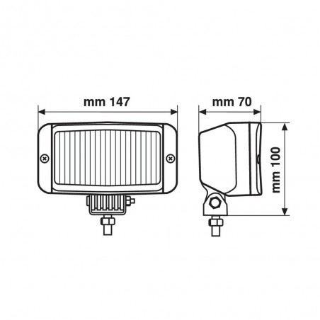 FARO HALOGENO LUZ BLANCA H3 12V 55W (2 UNIDADES)