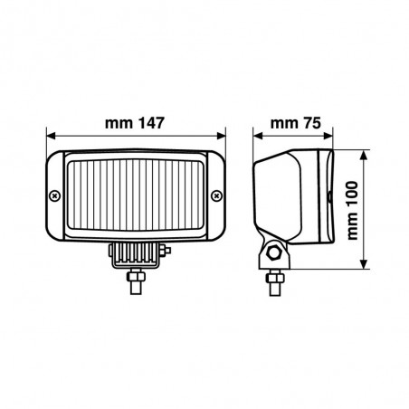 FARO HALOGENO AUXILIAR ANTINIEBLA LUZ BLANCA 12V