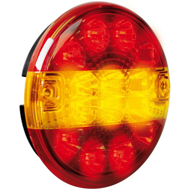 FARO TRASERO REDONDO 3 FUNCIONES 14 LED 12/24V...