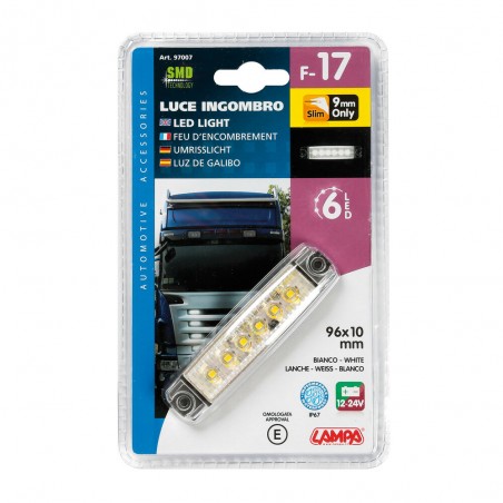 LUZ GALIBO 6 LED 12/24V BLANCA