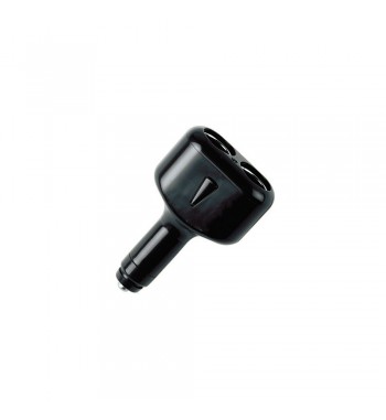 Enchufe mechero gemelo 2 tomas luz Led fusible 10A