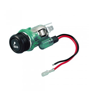 Enchufe mechero europeo K4 con luz