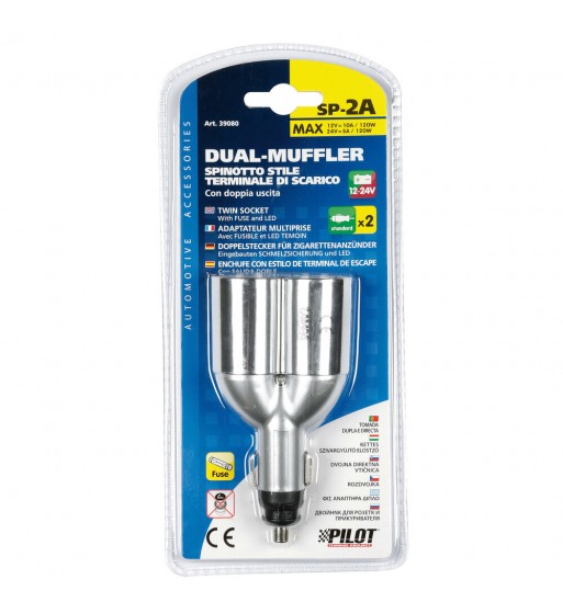 Enchufe mechero SP-2A tomas 1 salida standard