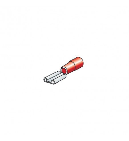 Terminales rojo cable 0,5-1,5 mm