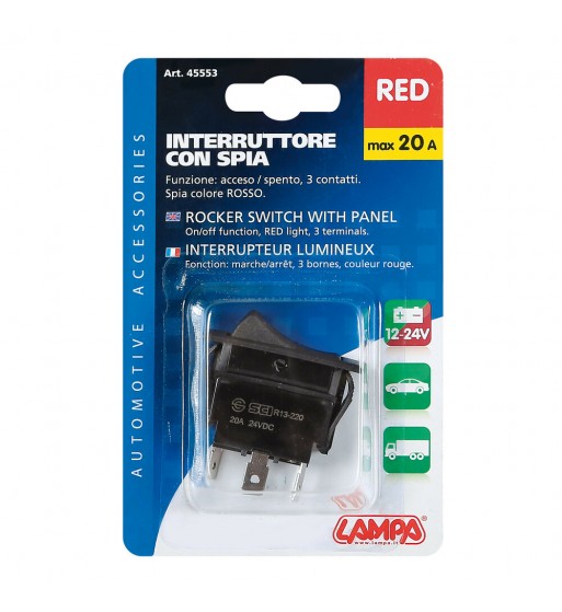Interruptor luminoso max 20A