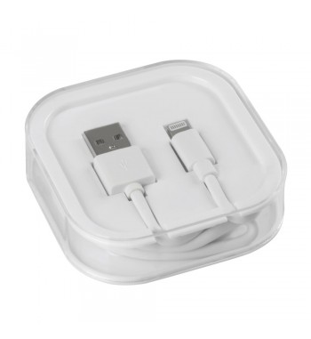 Cable USB/Apple 8 pin Essential 100 cm blanco 2