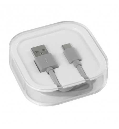 CABLE USB TIPO C ESSENTIAL 100 CM GRIS