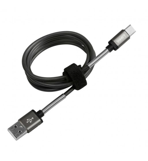 Cable USB y micro USB tipo C 100 cm negro