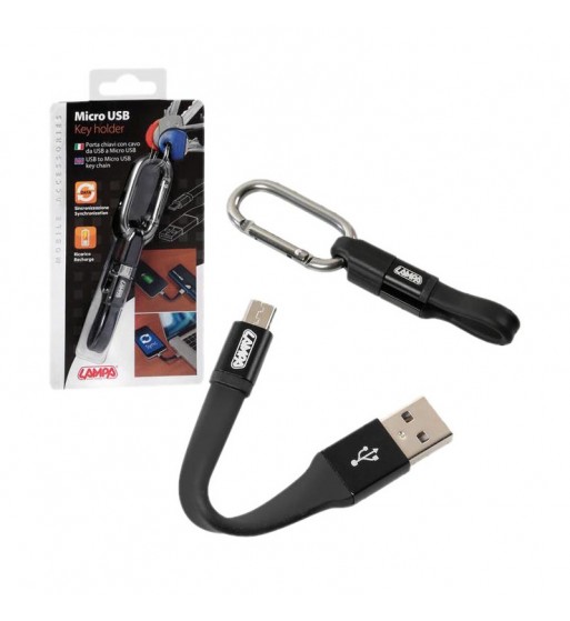 Llavero USB y micro USB cable 10 cm