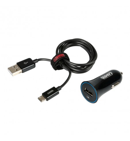 Cargador micro USB 2 en 1 1000 mA