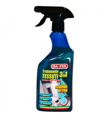 TRATAMIENTO LIMPIEZA TESSUTI 3 EN 1 PARA PIEL CON ESPUMA ACTIVA MAFRA 500 ML