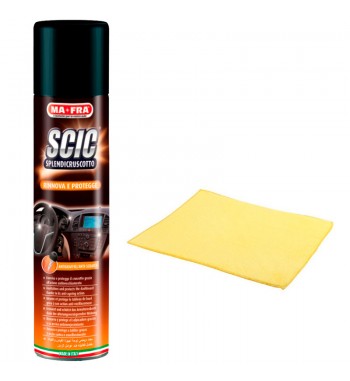 LIMPIA SALPICADERO PROTECTOR SCIC NARANJA MAFRA 600 ML CON BAYETA