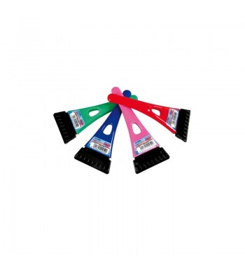 RASQUETA QUITAHIELOS PLASTICO VARIOS COLORES (18CM X 8CM)