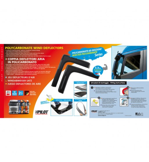 DEFLECTORES DE CAMION MAN TGX POLICARBONATO (2...